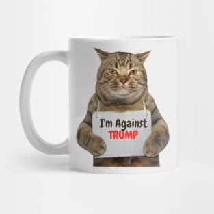 Cat against TRUMP Mug